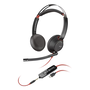 Poly Blackwire 5220 Noir (USB-C + Jack 3,5 mm)