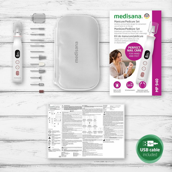 Set de Manucure Medisana 85157 Blanc