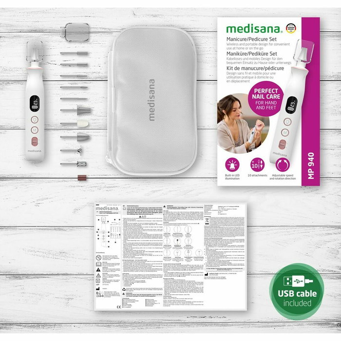 Set de Manucure Medisana 85157 Blanc