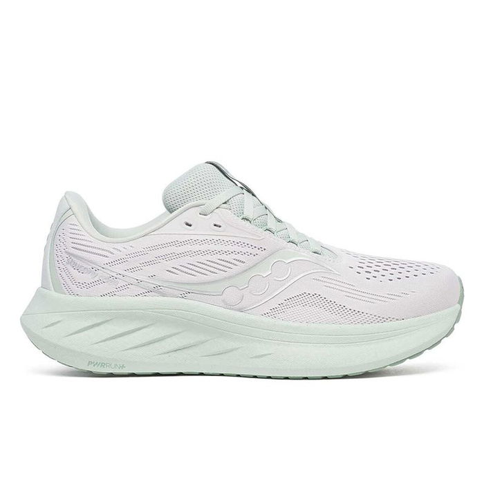 Chaussures de Running pour Adultes Saucony Ride 18 Blanc 32 Chaussures de Running pour Adultes Saucony Ride 18 Blanc 32