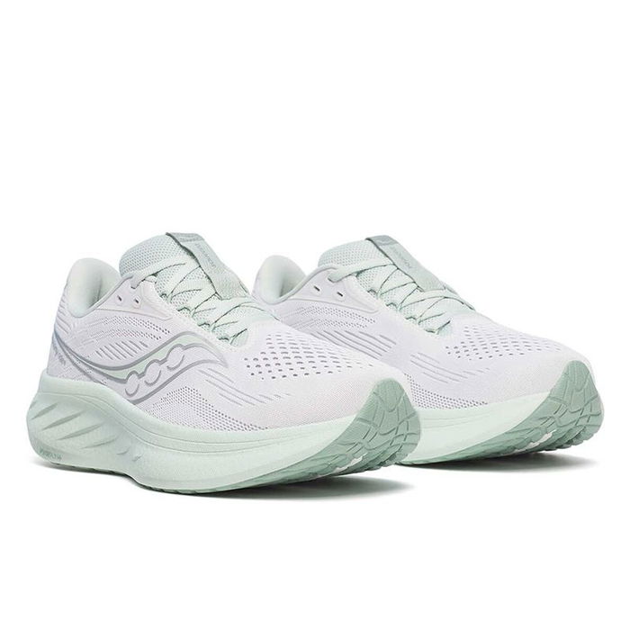 Chaussures de Running pour Adultes Saucony Ride 18 Blanc 32 Chaussures de Running pour Adultes Saucony Ride 18 Blanc 32