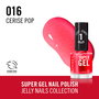 Rimmel London SUPER GEL Esmalte de Uñas #16-Cerise Pop Vernis à Ongles Gel 12 ml