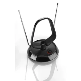 One For All Antenne intérieure amplifiée New Value Line - Gain 42 dB, portée 15 km, excellente réception TNT avec filtres anti-interférences 3G/4G/5G et technologie Signal Clear