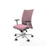 Piqueras Y Crespo Silla Albacete Confidente Rosa avec Mécanisme Synchrone
