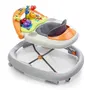 Chicco Trotteur évolutif Walky Talky Grey avec tableau d'éveil électronique jungle 3D, 4 roues dont 2 pivotantes, 6 freins, dossier haut rembourré, réglable 3 hauteurs
