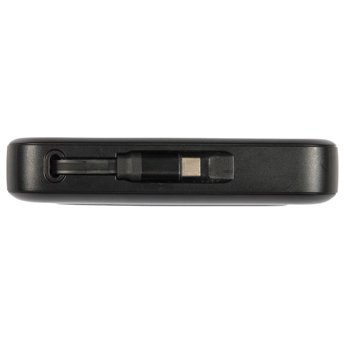 Be Mix Batterie Externe 10000 mAh avec Câble USB-C Rétractable