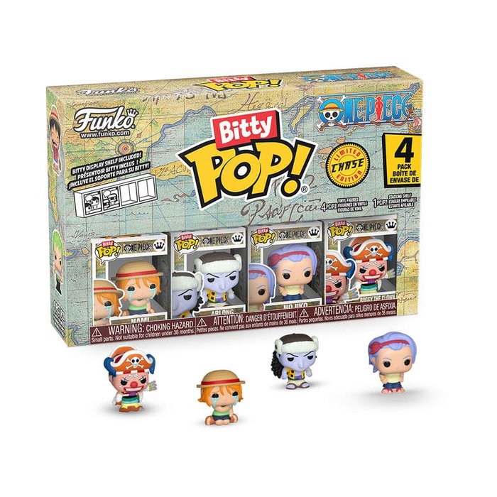 FUNKO Bitty Pop! One Piece Nami - Lot de 4 figurines