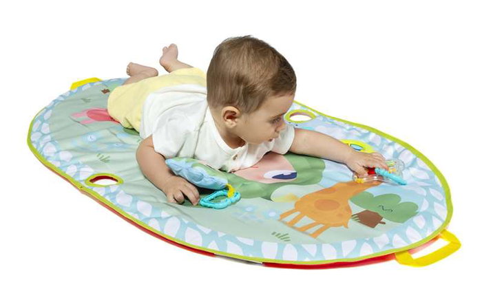 Molto Tapis d'activités de gym My First Playmat avec 3 jeux 94 x 58 x 45 cm pour nouveau-né