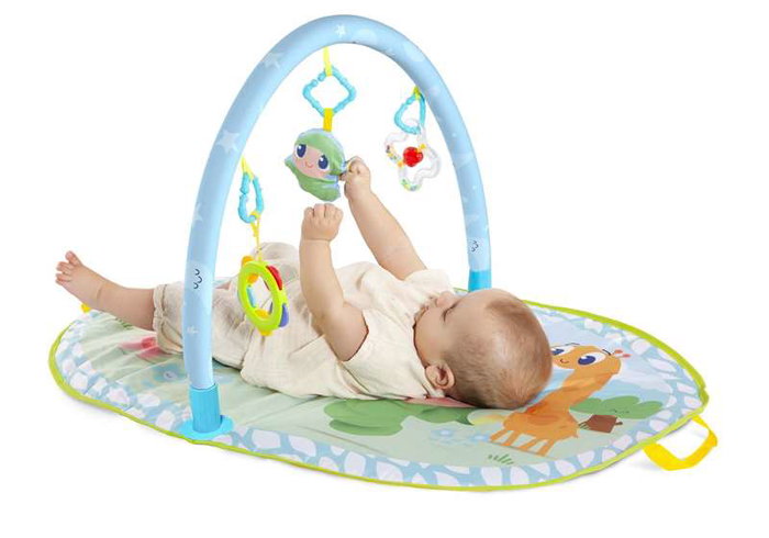 Molto Tapis d'activités de gym My First Playmat avec 3 jeux 94 x 58 x 45 cm pour nouveau-né
