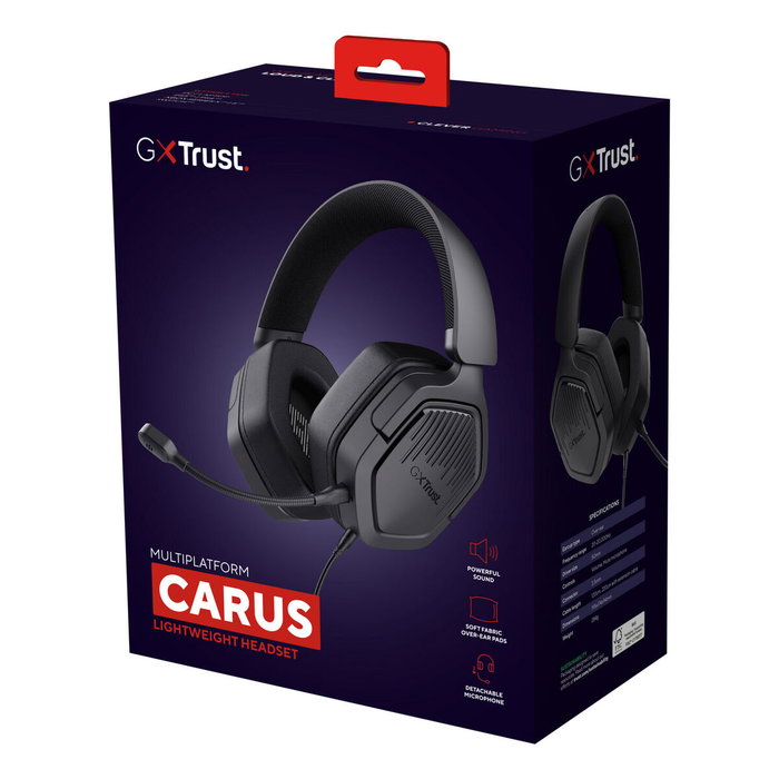Casques avec Micro Gaming Trust 25447 Noir