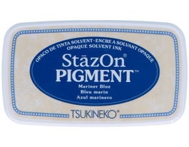 Tsukineko STAZON PIGMENT Almohadilla de tinta Bleu opaque