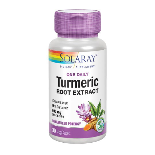 SOLARAY Turmeric 600 mg, 30 capsules SOLARAY Turmeric 600 mg, 30 capsules