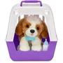 Moose Toys Little Live Pets Mon Chiot Beagle - REALLY REAL - Jouet interactif avec fourrure, sons, réactions, biberon, caisse transport