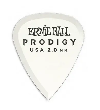 ERNIE BALL Médiators Prodigy Blanc 2,0 mm - 6 unités ERNIE BALL Médiators Prodigy Blanc 2,0 mm - 6 unités