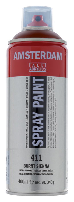 Amsterdam Spraypaint 400 ml Terre de Sienne Brûlée 411 Amsterdam Spraypaint 400 ml Terre de Sienne Brûlée 411