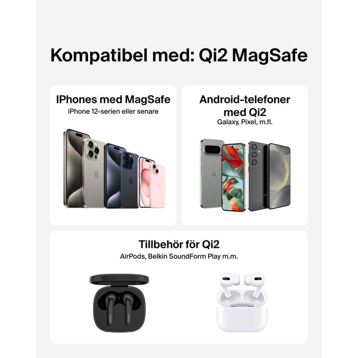 Chargeur sans fil Belkin WIA011KQWH