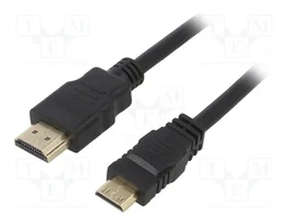 AKYGA Câble HDMI vers mini HDMI 1m 4K UHD 2160p noir