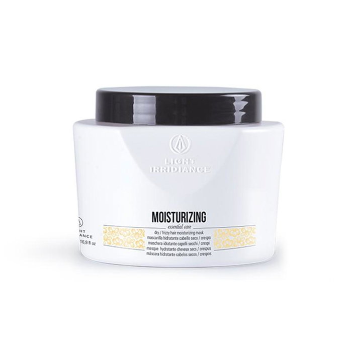 Light Irridiance Mascarilla Moisturizing Essential Care 500 ml - Masque Capillaire Hydratant pour Cheveux Secs et Frizzés avec Beurre de Karité Light Irridiance Mascarilla Moisturizing Essential Care 500 ml - Masque Capillaire Hydratant pour Cheveux Secs et Frizzés avec Beurre de Karité
