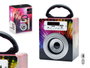 Arte Regal Enceinte Bluetooth 13.5x21.5x9.7 cm, bois, noir, Bluetooth 5.0, batterie 800 mAh (Set de 6)