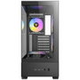 Antec CX705 Boîtier PC Gaming ATX Mid-Tower Argent 5 Ventilateurs PWM ARGB Verre Trempé 270° USB Type-C 7.22kg