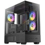 Antec CX705 Boîtier PC Gaming ATX Mid-Tower Argent 5 Ventilateurs PWM ARGB Verre Trempé 270° USB Type-C 7.22kg