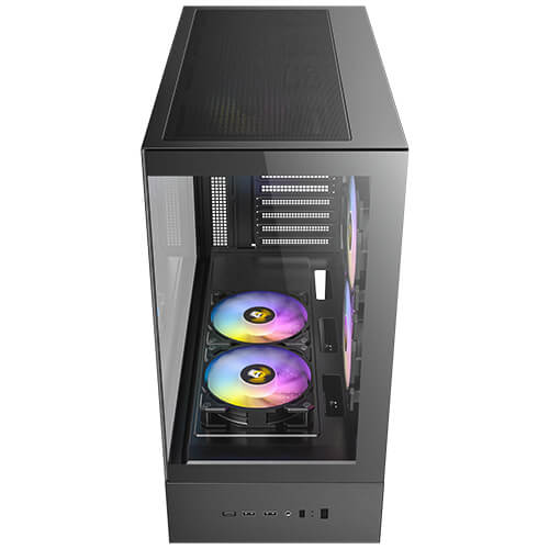 Antec CX705 Boîtier PC Gaming ATX Mid-Tower Argent 5 Ventilateurs PWM ARGB Verre Trempé 270° USB Type-C 7.22kg