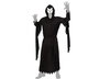 Déguisement Halloween Ténèbres Homme Adulte Noir Masque et Tunique avec Capuche Taille M-L, Composition Polyester