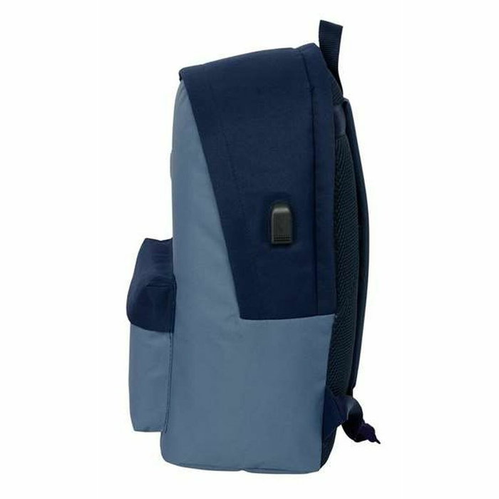 El Pulpo Cartable Bleu Marine pour Ordinateur 15,6" avec USB