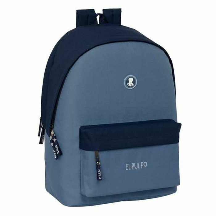 El Pulpo Cartable Bleu Marine pour Ordinateur 15,6" avec USB