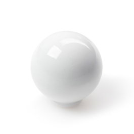 Rei Pomo pour meuble modèle 308, blanc, ø28 mm