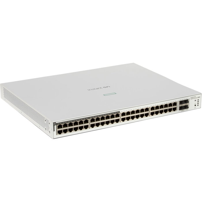 HPE Networking Instant On 1830 48p Gigabit CL4 PoE 4p SFP HPE Networking Instant On 1830 48p Gigabit CL4 PoE 4p SFP