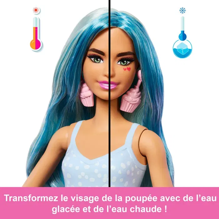 Barbie Poupée Pop Reveal JFY61 - Coffret avec poupée parfumée articulée, slime et accessoires à surprises pour enfants dès 3 ans Barbie Poupée Pop Reveal JFY61 - Coffret avec poupée parfumée articulée, slime et accessoires à surprises pour enfants dès 3 ans