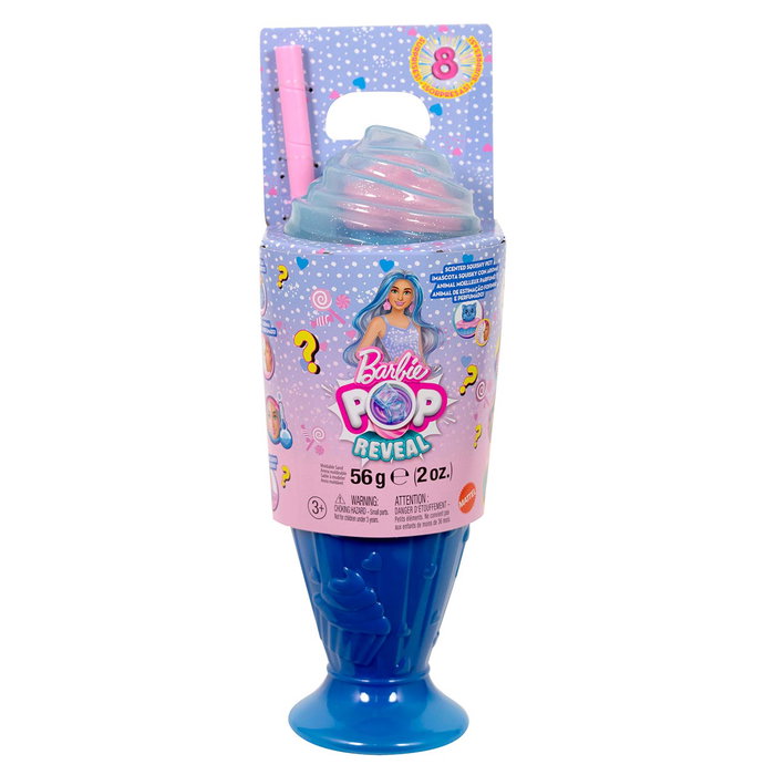 Barbie Poupée Pop Reveal Série Treat avec 8 surprises et accessoires Barbie Poupée Pop Reveal Série Treat avec 8 surprises et accessoires