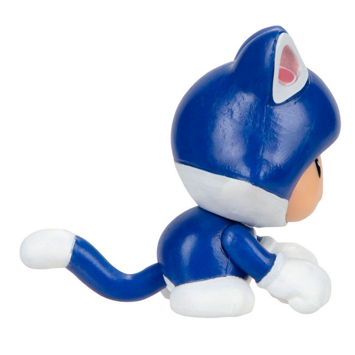 JAKKS PACIFIC Figurine Toad Chat Super Mario - Nintendo - 6,5 cm - 4 Points d'Articulation