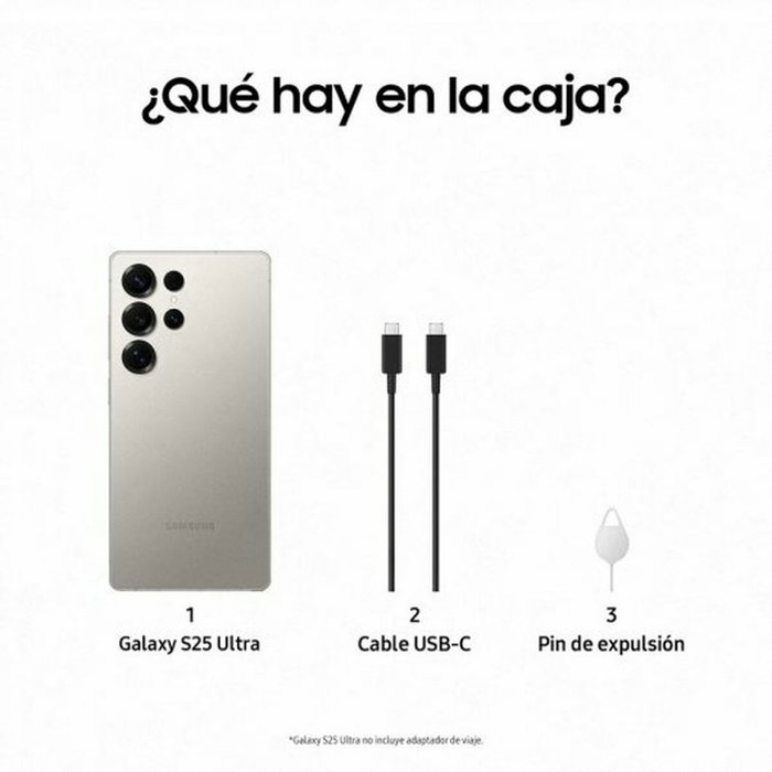 Smartphone Samsung 6,9" Qualcomm Snapdragon 8 Elite 12 GB RAM 256 GB Gris