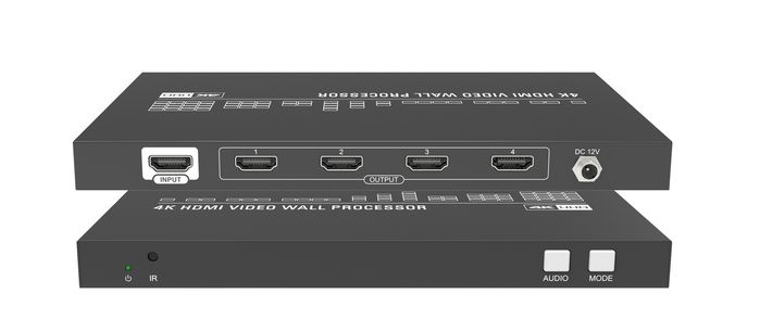 Vivolink Processeur de mur vidéo pour 4 écrans Vivolink Processeur de mur vidéo pour 4 écrans
