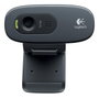 Logitech C270 Webcam HD 720p avec microphone intégré et technologie RightLight pour appels vidéo
