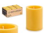 Ibergarden Bougie Taco Citronelle Cire Jaune 7x9x7 cm (Set de 24)