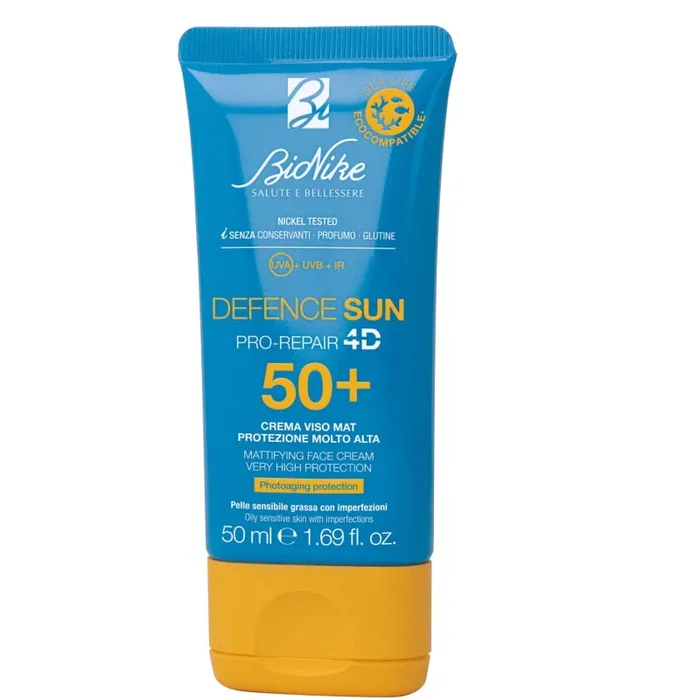 BioNike Defence Sun Crème Protectrice et Mattifiante SPF 50+, 50 ml BioNike Defence Sun Crème Protectrice et Mattifiante SPF 50+, 50 ml