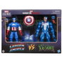 Hasbro Marvel Legends Gamerverse Pack de 2 Figurines Captain America vs Venom 15 cm avec 8 Accessoires