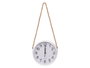 Giftdecor Horloge Murale à Suspendre en Plastique Blanc 25 cm (Set de 12)