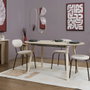 Home Deco Factory Lot de 3 miroirs Veda beige
