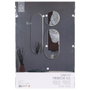 Home Deco Factory Lot de 3 miroirs Veda beige