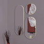 Home Deco Factory Lot de 3 miroirs Veda beige