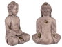 Ibergarden Bouddha Polyrésine Mains Jointes Petit Gris 17x37x26 cm (Set de 2)