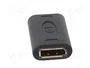 LOGILINK Adaptateur DisplayPort socle, de deux côtés, DisplayPort 1.4 noir