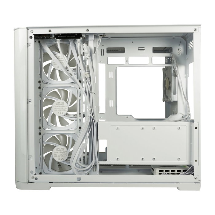 LC-Power LC-8001W-ON Pro-Storm Light - Boîtier PC Gaming Midi Tower - Blanc LC-Power LC-8001W-ON Pro-Storm Light - Boîtier PC Gaming Midi Tower - Blanc