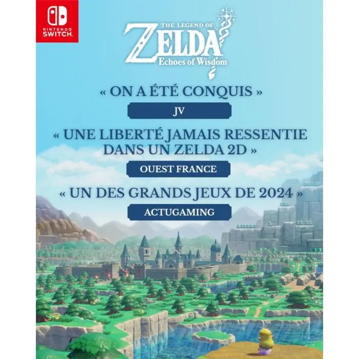 Nintendo The Legend of Zelda: Echoes of Wisdom - Jeu vidéo pour console Nintendo Switch, aventure, Zelda Nintendo The Legend of Zelda: Echoes of Wisdom - Jeu vidéo pour console Nintendo Switch, aventure, Zelda