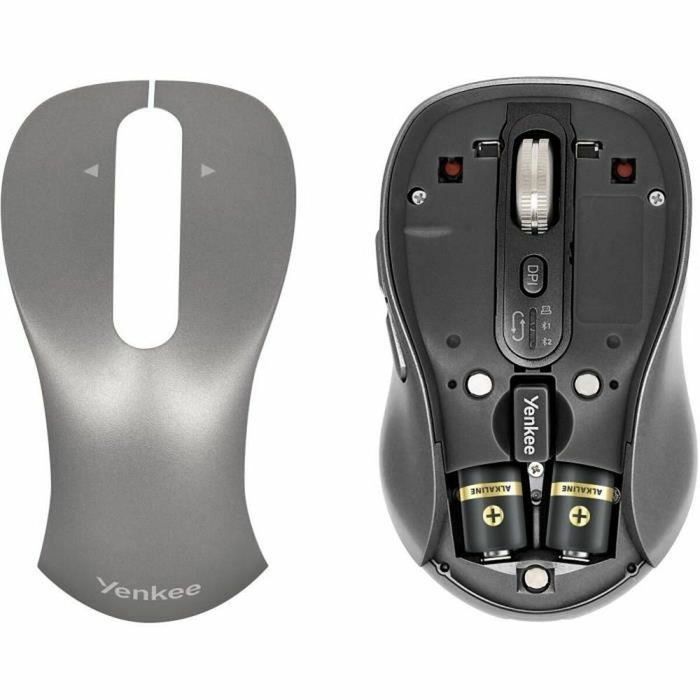 Yenkee YMS 2010SR Souris sans fil rechargeable Gris Yenkee YMS 2010SR Souris sans fil rechargeable Gris