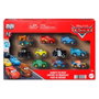 Mattel - Pack de 10 Voitures Miniatures Racers Disney Pixar Cars en Métal - Figurines de Collection ou de Jeu - JBH06 - Âge 3 ans et plus